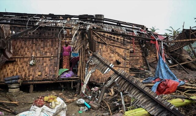تلفات توفان «موکا» در میانمار به ۱۴۵ نفر رسید